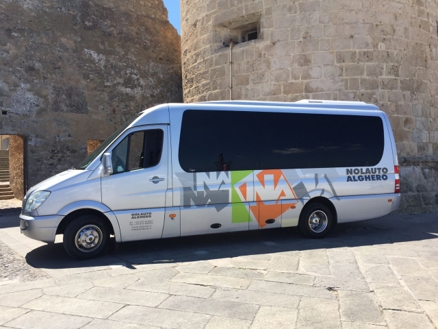 Bus with driver for 20 passengers