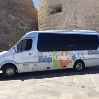 Bus with driver for 20 passengers