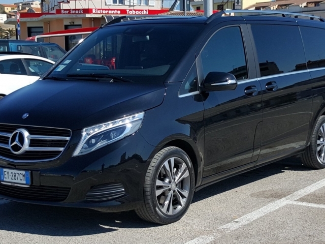 Rental vehicle for up to 7 passengers with chauffeur